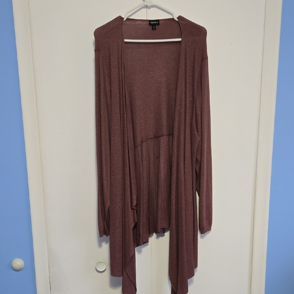 Torrid Sweaters - Torrid Women's Mauve Open Sweater